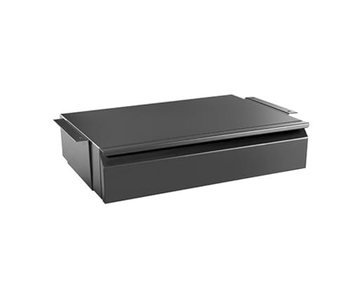 Unterbau Büroschublade Schreibtisch Massiv und Hochwertig Organizer Unterbauschublade Schublade Hängeschublade Weiß Schwarz (Schwarz) von Systafex