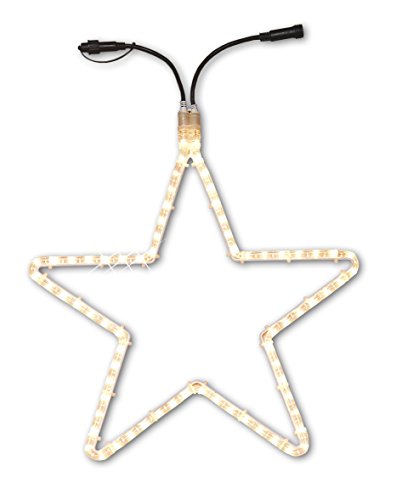 System Expo - Lichtschlauch-Stern - koppelbar - exkl. Stecker - Ø 28cm - 36x Warmweiß von Best Season