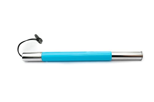 SYSTEM-S Touchpen Stylus aus Aluminium in Blau für Tablet Smartphone Laptop Surface von System-S