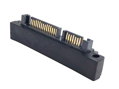 System-S Adapter Rechtwinkliger SATA 22Pin 7 + 15 (Male) zu SATA 22Pin (Female) von System-S