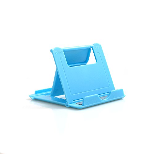 System-S Ständer Halter Klappständer Standfuss Tablet Tisch Halterung 6 Stufen einstellbar für Tablet PC Smartphone und andere Geräte in Blau System-S Ständer Halter Klappständer Standfuss Tablet Tisch Halterung 6 Stufen einstellbar für Tablet PC Smartphone und andere Geräte in Blau von System-S
