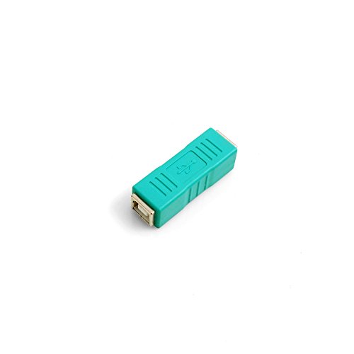 System-S USB Typ B Eingang auf USB Typ B Eingang Adapterkabel Adapterstecker Adapter in Grün von System-S