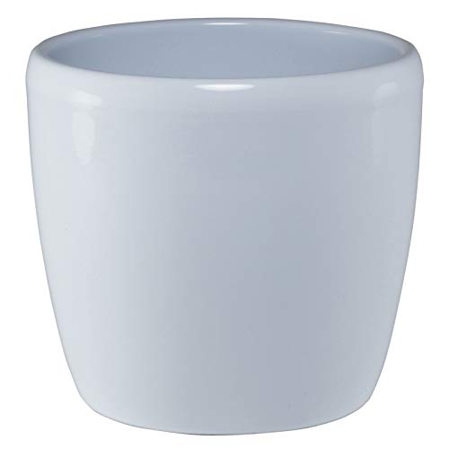 Keramik Blumentopf Venus 18/12 weiß Ø 20cm H 13.5cm von System Übertöpfe Keramik