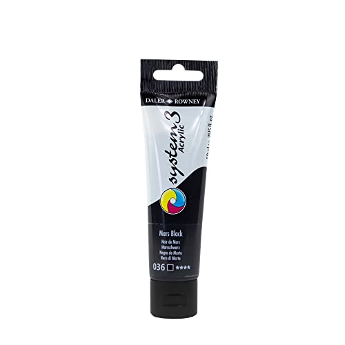 SYSTEM3 59 ml Mars Black von Daler Rowney