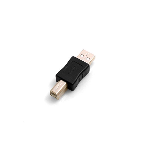 System-S USB Typ A Stecker (Male) auf USB Typ B Stecker (Male) Adapterkabel Adapterstecker Adapter von System-S