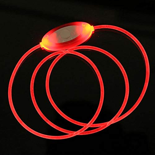 Sytaun Night Pet Halsband für Hunde, verstellbar, LED, Rot von Sytaun