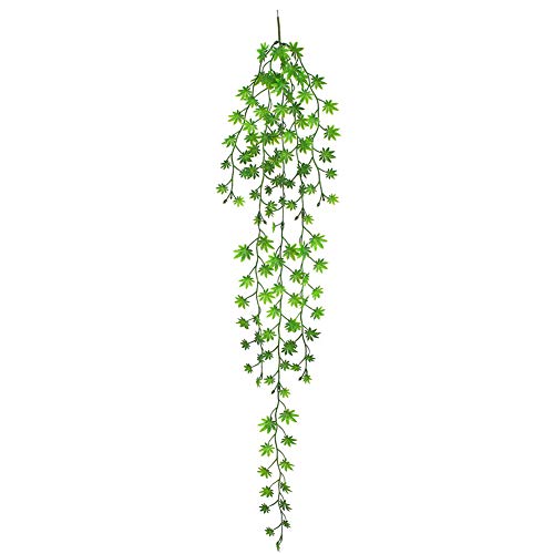 Sytaun Szene Anordnung Blume Flower 1Pc Künstliche Gefälschte Pflanze Blatt Wandbehang Vine Party Garden Home Office Decor von Sytaun