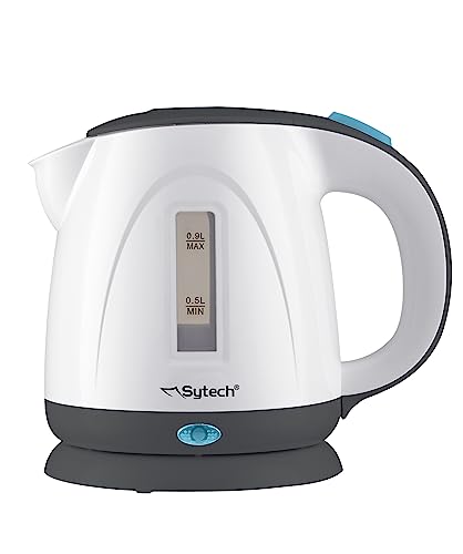 Sytech - SYHV12 - Wasserkocher 0,9 l mit Kalkfilter - Leistung 1300 W, Sockel 360 Grad von Sytech