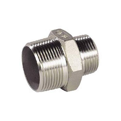 Syveco 2031007 Serie 2031 Männliche/Männliche Reduktion Armaturen, Besetzung Rostfreier Stahl, PN20, 1-1/4" x 1" von Syveco