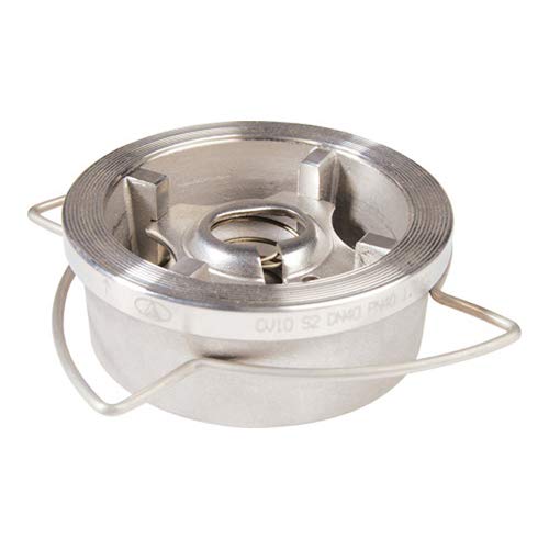 Syveco 387032 Serie 387 Edelstahl Alle Positionen Rückschlagventil, Doppelte Prüfung, Wafer Swing, PN40, M32 BSP von Syveco