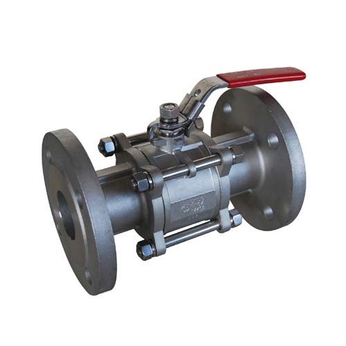 Syveco 731020 Serie 731 Kugelhahn, Flansch 3 Stück PN40 Edelstahl, Roter flacher Edelstahlgriff, Anfangsbereich, M20 PN40 Syveco 731020 Serie 731 Kugelhahn, Flansch 3 Stück PN40 Edelstahl, Roter flacher Edelstahlgriff, Anfangsbereich, M20 PN40 von Syveco