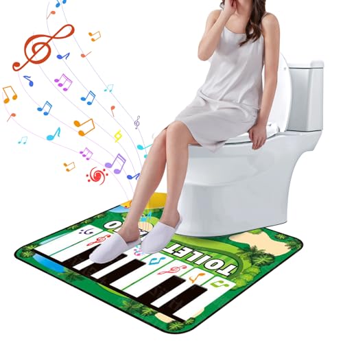 Syzplnwy Badezimmer Tastaturmatte - Wasserdichter Musikteppich mit 3 Spielmodi, elektronisches Toilettenklavier für Erwachsene, lustiges Streichgeschenk für Freunde Syzplnwy Badezimmer Tastaturmatte - Wasserdichter Musikteppich mit 3 Spielmodi, elektronisches Toilettenklavier für Erwachsene, lustiges Streichgeschenk für Freunde von Syzplnwy