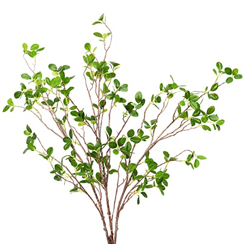 SzJias 3x 110 cm/Stück Faux Stems Eukalyptus Zweige für Vase, Grün, Realistisch, Modernes Design von SzJias