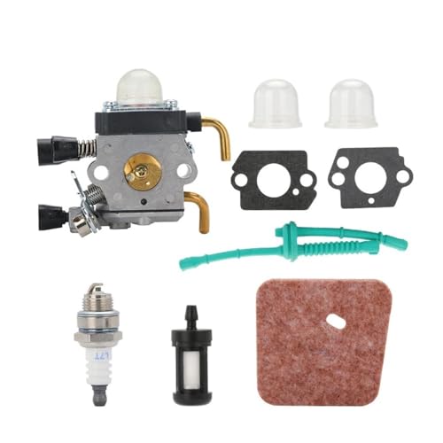 CMCP Vergaser-Kit mit AF-Leitungsdichtung, passend for S FS55 FS55R FS55RC KM55 HL45KM55R FS38 String Weed Eater(1pc) von SzNPm