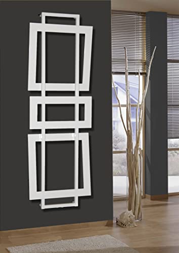 Badheizkörper Design ART 1, HxB: 180 x 60 cm 1019 Watt weiß SZAGATO Heizkörper Bad Mittelanschluss Handtuchhalter vertikal Handtuchwärmer Handtuchtrockner Heizung Paneelheizkörper Flachheizkörper Badheizkörper Design ART 1, HxB: 180 x 60 cm 1019 Watt weiß SZAGATO Heizkörper Bad Mittelanschluss Handtuchhalter vertikal Handtuchwärmer Handtuchtrockner Heizung Paneelheizkörper Flachheizkörper von Szagato