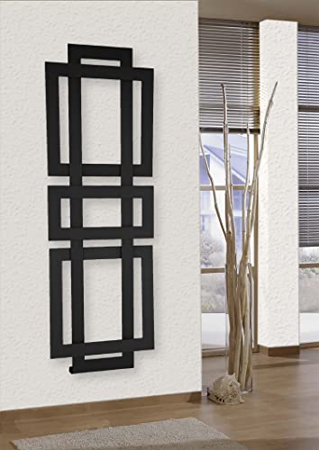 Badheizkörper Design ART 2 HxB 180 x 60 cm 1019 Watt schwarz Szagato Handtuchheizung Handtuchwärmer Design Heizkörper Mittelanschluss Bad Heizkörper vertikal moderner Heizkörper flach modern Badheizkörper Design ART 2 HxB 180 x 60 cm 1019 Watt schwarz Szagato Handtuchheizung Handtuchwärmer Design Heizkörper Mittelanschluss Bad Heizkörper vertikal moderner Heizkörper flach modern von Szagato