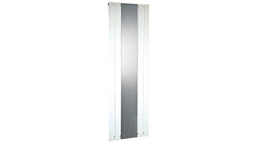 Badheizkörper Design Shanghai 3 weiß mit Spiegel Marke Szagato HxB 180 x 55 cm, 819 Watt Made in Germany/Wohnraum-Heizkörper Mittelanschluss Badheizkörper Spiegel Paneelheizkörper Flachheizkörper von Szagato