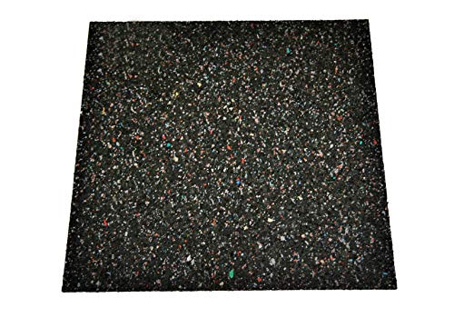 Gummimatte Waschmaschine - Anti-Vibrationsmatte HxBxT: 600x600x15mm (Marke: Szagato) (Antirutschmatte Bautenschutzmatte Gummigranulatmatte Kofferraummatte) von Szagato