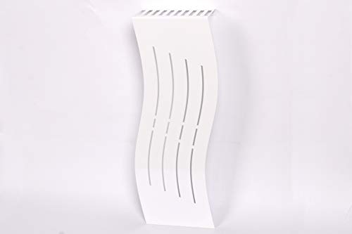 Heizkörperverkleidung 60 x 20 cm Design: Wave, weiß (1 Stück) Marke: Szagato (Heizkörper-abdeckung für Heizkörper/Heizung Heizungs-verkleidung Heizkörper-verkleidung Heizungs-abdeckung) von Szagato