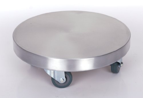 Möbelroller/Pflanzenroller (Profi) Ø 30 cm, ALU, 150kg, PU-Rolle, Marke: Szagato, Made in Germany (Design-Pflanzenroller Transportroller Rollbrett) von Szagato