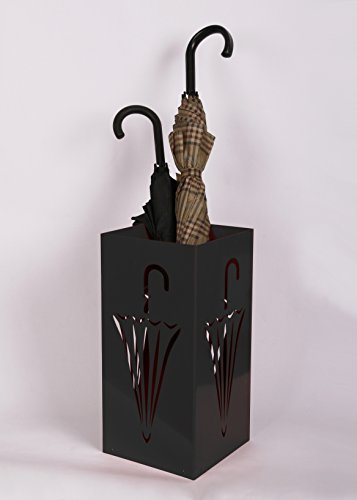 Szagato Regenschirmständer Design Umbrella Closed, 23 x 23 cm, schwarz, Marke, Made in Germany (Schirmständer, Schirmhalter, Regenschirmhalter) von Szagato