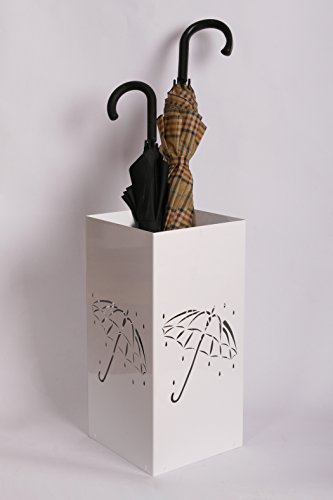 Szagato Regenschirmständer Design Umbrella Open, 23 x 23 cm, weiß, Marke, Made in Germany (Schirmständer, Schirmhalter, Regenschirmhalter) von Szagato