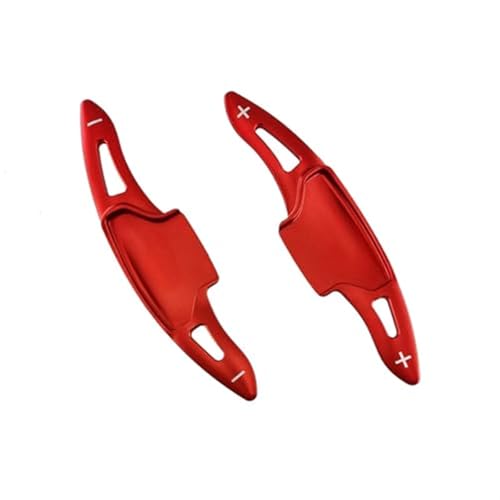 Szwaldaper , for Ford, for Explorer, MK6 ST-Line XLT Sport ST Plug-in Hybrid 2020 2021 2022 Auto-Lenkrad-Paddle-Shifter-Verlängerung Auto-Schaltwippe(BLACK RED) von Szwaldaper