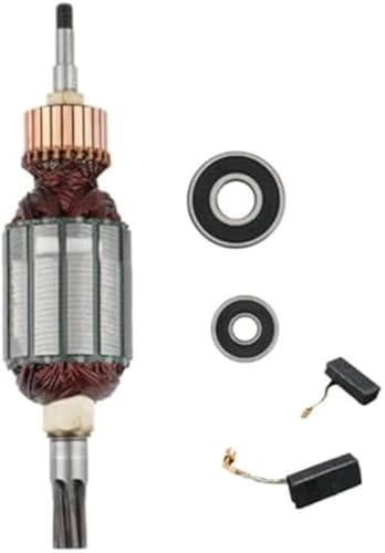 Szwaldaper 5 Stück, for Rotorbaugruppe mit Kohlebürsten und Lagern, for HR4010C HR4001C HR4011C Gartenmaschinen-Ankerrotor von Szwaldaper
