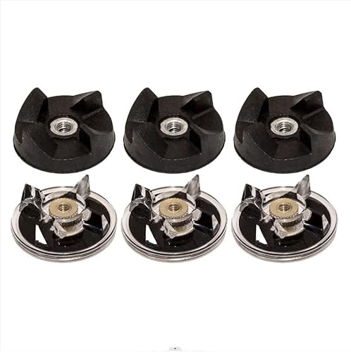 Szwaldaper 6-teiliges Ersatzteil for Basisgetriebe und Klingengetriebe, for Magic Bullet MB1001 250 W Mixer Mixerdeckel von Szwaldaper