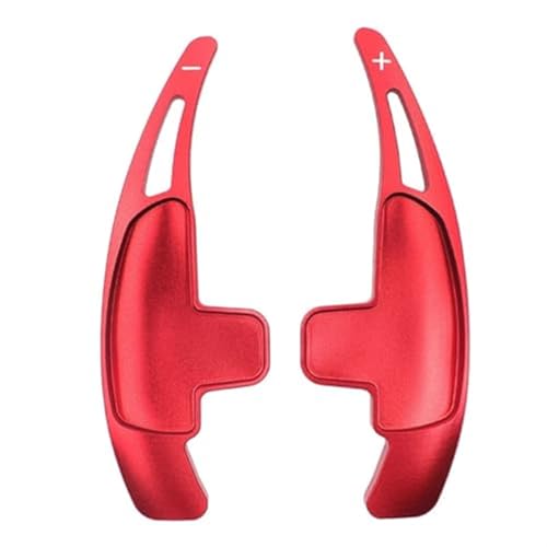 Szwaldaper Auto-Lenkrad-Schaltwippenverlängerung, Ersatzschalthebel, for Mercedes-Benz, AMG C63 E43 A45 C65 GLA45 CLS63 SL65 ML63 GL63 Auto-Schaltwippe(BLACK Red) von Szwaldaper