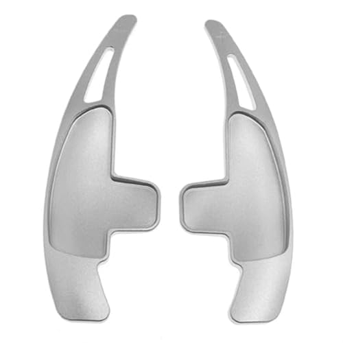 Szwaldaper Auto-Lenkrad-Schaltwippenverlängerung, Ersatzschalthebel, for Mercedes-Benz, AMG C63 E43 A45 C65 GLA45 CLS63 SL65 ML63 GL63 Auto-Schaltwippe(BLACK Silver) von Szwaldaper