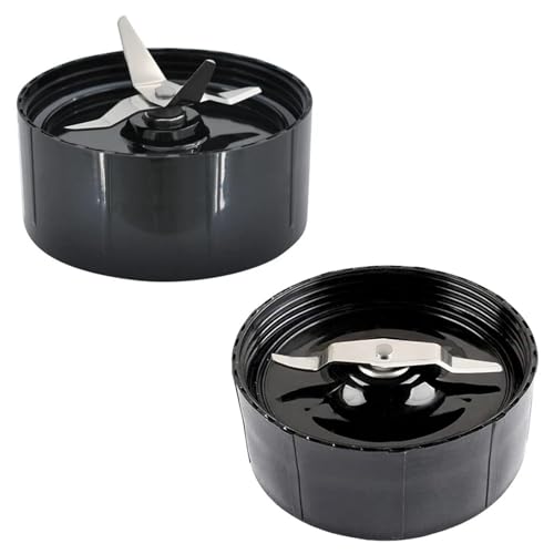 Szwaldaper Cross & Flat Shaver Blades Ersatzteil for MB1001, for Magic Bullet 250W Blender Mixer Zubehör Mixerdeckel von Szwaldaper