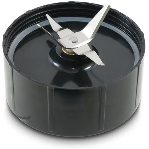 Szwaldaper Ersatz-Flachmesser for Magic Bullet Blender Mixer Juicer MB1001 250 W mit kreuzförmigem Kreuzkopf Mixerdeckel von Szwaldaper