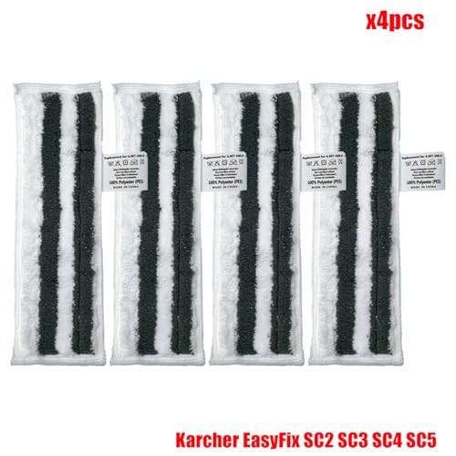 Szwaldaper Ersatz-Stoffbezug for Steam Mop Easyfix SC2 SC3 SC4 SC5 Handstaubsauger Mikrofaser Steam Mop Lumpen Teile Dampfreiniger-Ersatzteile(Set1) von Szwaldaper