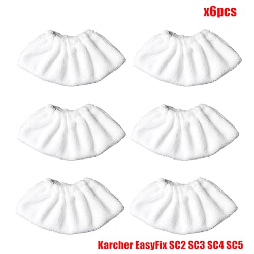 Szwaldaper Ersatz-Stoffbezug for Steam Mop Easyfix SC2 SC3 SC4 SC5 Handstaubsauger Mikrofaser Steam Mop Lumpen Teile Dampfreiniger-Ersatzteile(Set5) von Szwaldaper