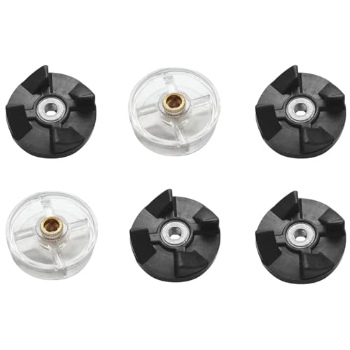 Szwaldaper Ersatzteil Basisgetriebe und Klingengetriebe, for Magic Bullet MB1001 250W Mixer, 6er-Pack Mixerdeckel von Szwaldaper