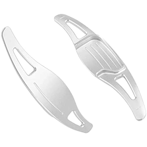 Szwaldaper For Ford, for Fusion, for Mondeo, for Vignale, for Titanium, for Platinum, for Wagon ST-Line SE Auto-Lenkrad-Schaltwippen-Verlängerungsschalthebel Auto-Schaltwippe(Silver) von Szwaldaper