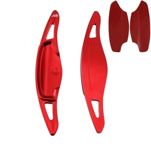 Szwaldaper For Kia, EV6, for Long, for Range, GT-Line GT Wind Air Electric 2021 2022 2023 Auto-Lenkrad-Schaltwippen-Verlängerungszubehör Auto-Schaltwippe(RED) von Szwaldaper