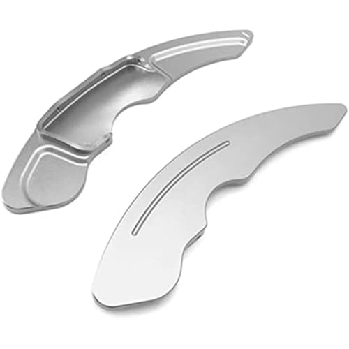 Szwaldaper For Lexus, IS NX RC F, for Sport, for Fsport IS200t IS250 IS300 IS350 IS300h Auto-Lenkrad-Paddle-Shift-Verlängerungsschalthebel Auto-Schaltwippe(Silver) von Szwaldaper