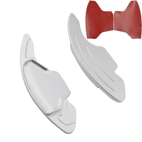 Szwaldaper For Mitsubishi, for Outlander 2022, for Outlander PHEV 2023 SEL LS ES Auto Lenkrad Schaltwippen Verlängerung Zubehör Auto-Schaltwippe(Silver) von Szwaldaper