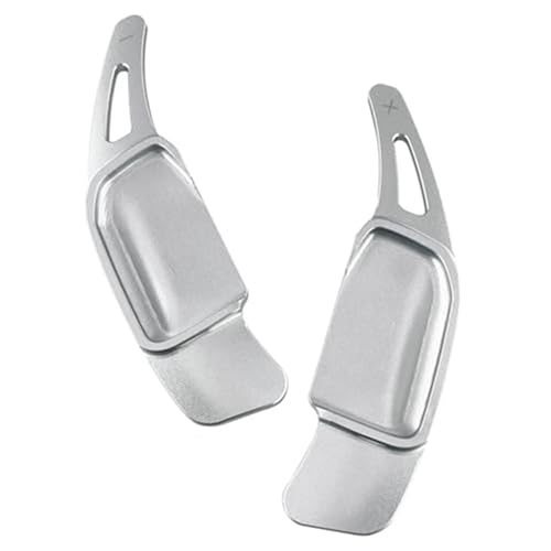 Szwaldaper For Peugeot, 308 3. Generation, for 408 PHEV 2022 2023 SW GT Hybrid Premium Auto Lenkrad Schaltwippen Verlängerung Zubehör Auto-Schaltwippe(Silver) von Szwaldaper