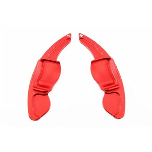 Szwaldaper For Skoda, for Scala, for Superb, for Combi RS Iv, for Scout, for Octavia, for Fabia VRS MK3, for Kamiq Autolenkradverlängerung Schaltwippen Auto-Schaltwippe(Red) von Szwaldaper