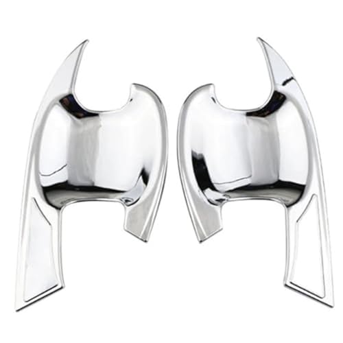 Szwaldaper For Toyota, CHR C-HR 2016-2020 Chrom Carbon Auto Außentürgriffe Abdeckungen Schüsseln Fangkappe Aufkleber Außentürgriffabdeckung(Silver Bowl) von Szwaldaper