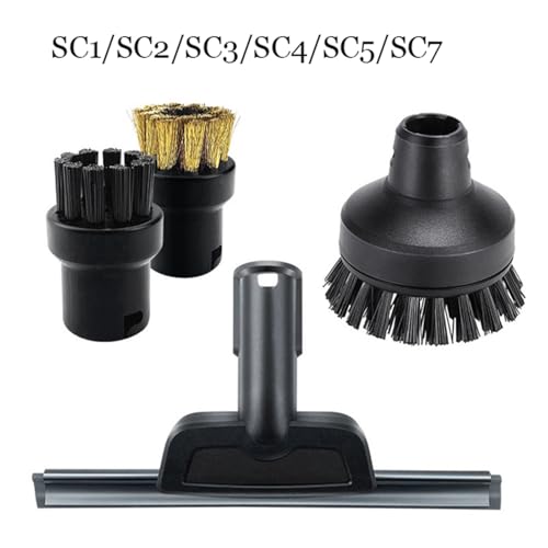 Szwaldaper Kleine Rundbürste, Nylonbürste, Bürstenkopf, Kupferbürste, Dampfreiniger, Maschine SC1, SC2, SC3, SC4, SC5, SC7, CTK10, CTK20, Teil Dampfreiniger-Ersatzteile(4pcs-01) von Szwaldaper