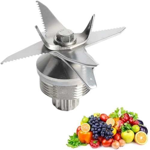 Szwaldaper Klingen for elektrischen Entsafter, Küchenmaschine, Mixer, Klingenersatz, for JTC Omniblend TM-767 TM-800 TM-788 Mehrzweck Mixerdeckel von Szwaldaper