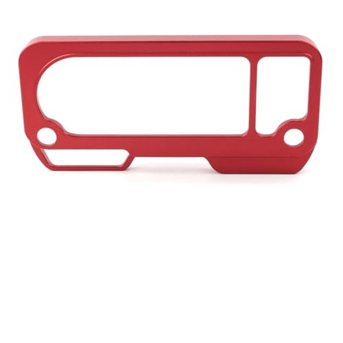 Szwaldaper Motorrad Tachoabdeckung Schutz Aluminium Zierleiste CB500X CB650R CBR650R 2019 2020 Tachometer-Zierring(Red) von Szwaldaper