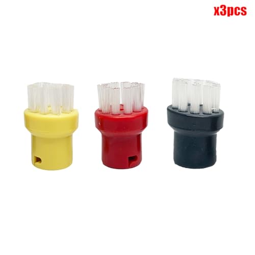 Szwaldaper Neue Nylonbürstenteile for SC1 SC2 SC3 SC4 SC5 SC7 CTK10 Handdampfreiniger-Reinigungsbürsten Sprinklerdüse Dampfreiniger-Ersatzteile(Set8) von Szwaldaper