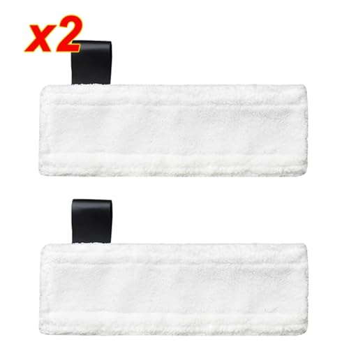 Szwaldaper Steam Mop Tuch for Easyfix SC2 SC3 SC4 SC5 Steam Pocket Mop PadsCleaner Mikrofaser Boden Kleidung Zubehör Dampfreiniger-Ersatzteile(2pcs) von Szwaldaper