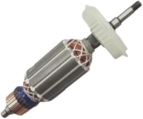 Szwaldaper WinkelschleiferRotor Kompatibel mit GWS6-100, Elektrowerkzeugzubehör, Metallmotor-Ersatzteil 220 V, for Kupferdraht Typ 100 Gartenmaschinen-Ankerrotor von Szwaldaper