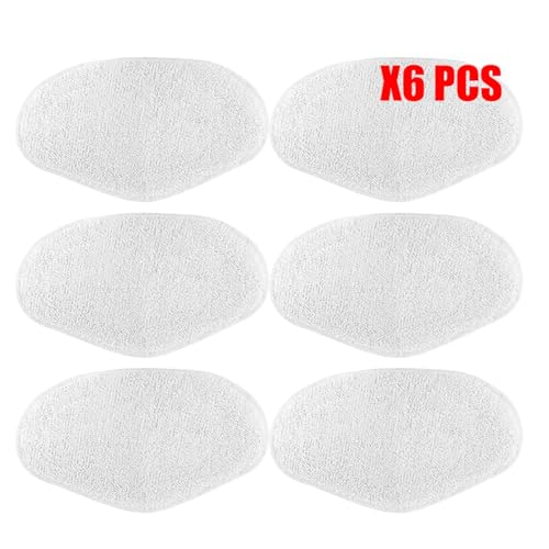 Szwaldaper Wischlappen Kit VAPORETTO Paeu0332 Dampfstaubsauger Mikrofaser-Wischlappen Ersatztuch Waschbares Wischmopp-Zubehör Dampfreiniger-Ersatzteile(6pcs) von Szwaldaper